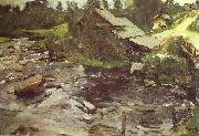 Valentin Serov Watermill in Finland oil painting reproduction